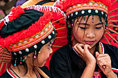 Chiang Mai - Wat Phra That Doi Suthep. Children in traditional costumes. 